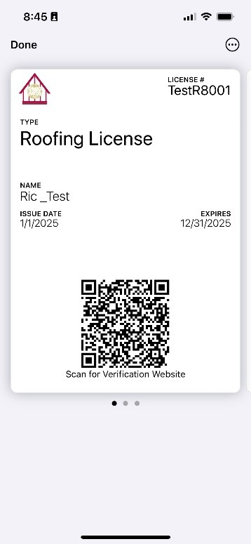 Digital Wallet Card